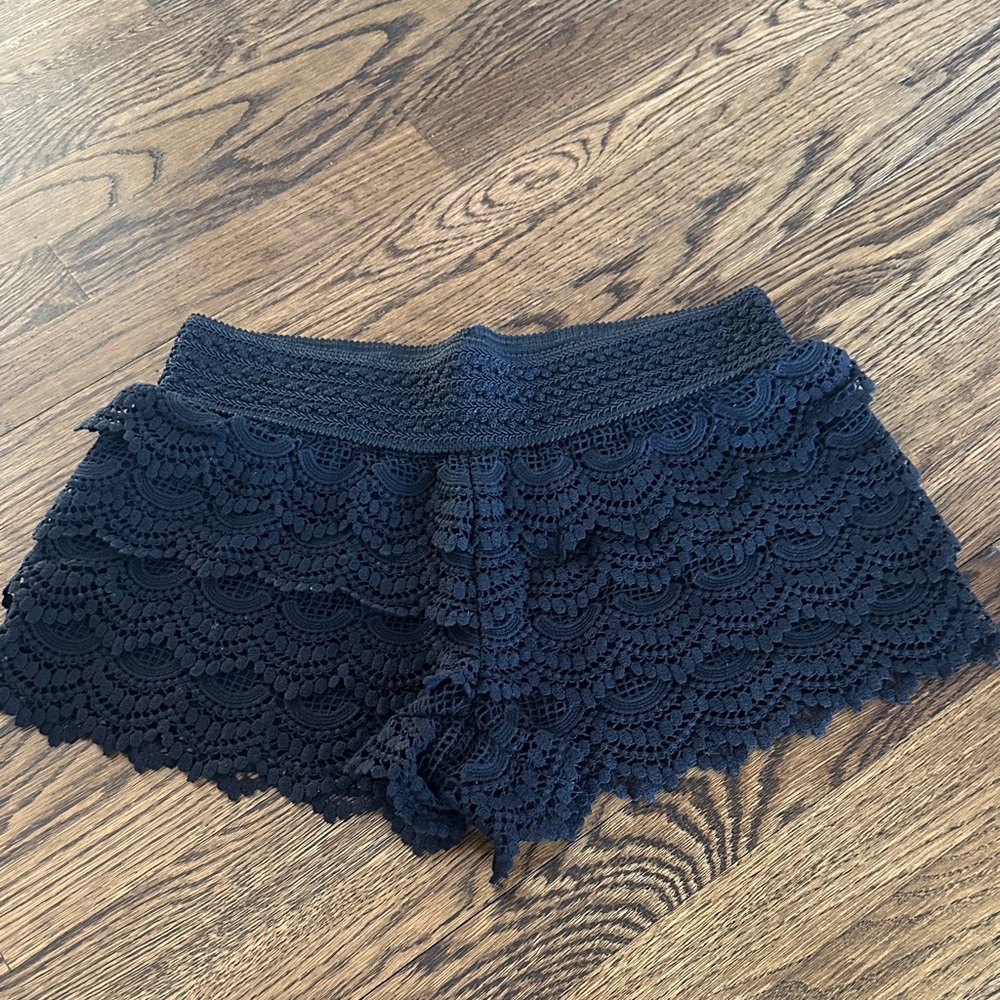 American Rag Black Lace Women Shorts